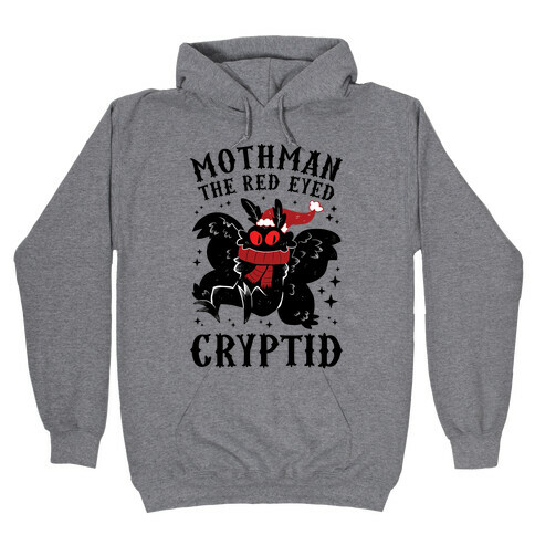 Mothman The Red Eyed Cryptid Hooded Sweatshirt