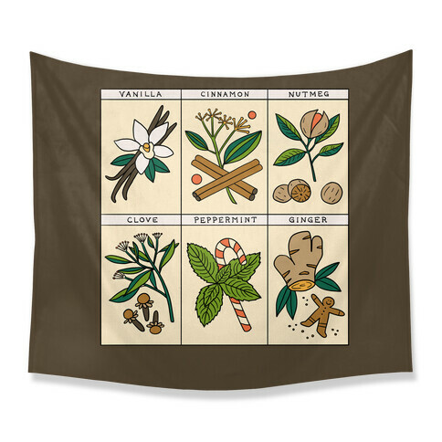 Holiday Spice Botanicals Tapestry