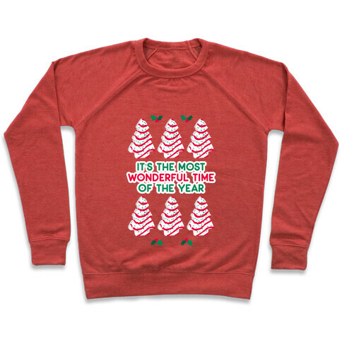 It's the Most Wonderful Time of the Year (Holiday Tree Cake Time) Pullover