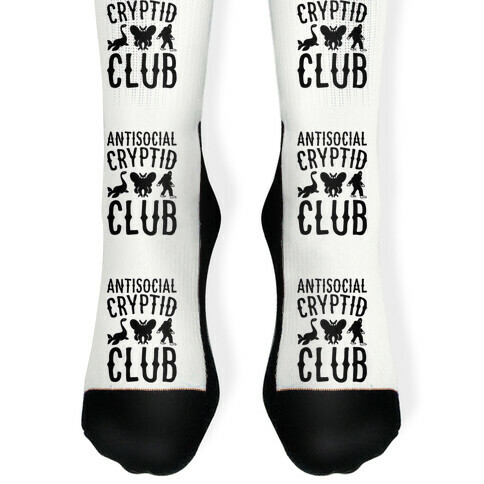 Antisocial Cryptid Club Sock