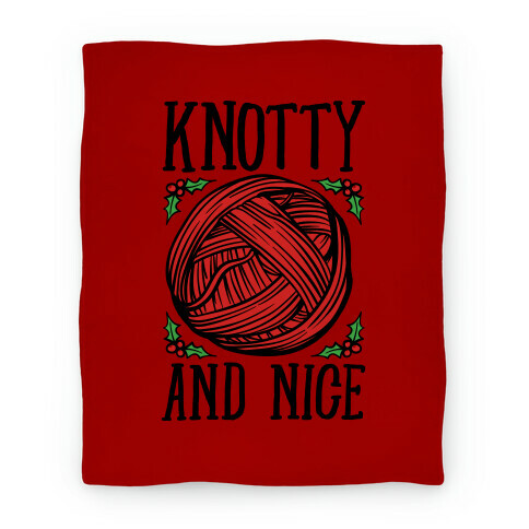 Knotty and Nice Yarn Parody Blanket