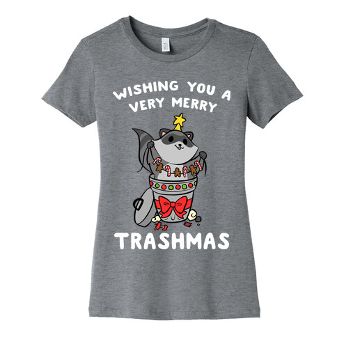 Wishing You A Very Merry Trashmas Womens T-Shirt