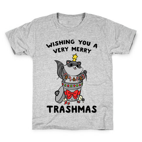 Wishing You A Very Merry Trashmas Kids T-Shirt