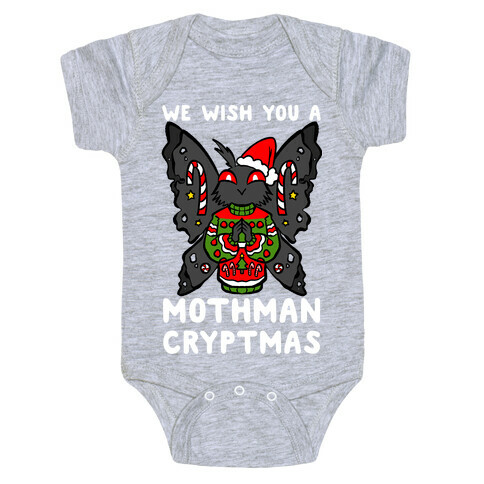 We Wish You A Mothman Cryptmas Baby One-Piece