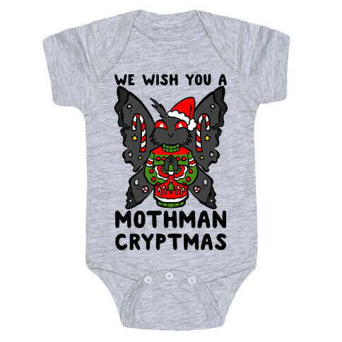 We Wish You A Mothman Cryptmas Baby One-Piece