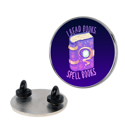 I Read Books. Spell Books Pin