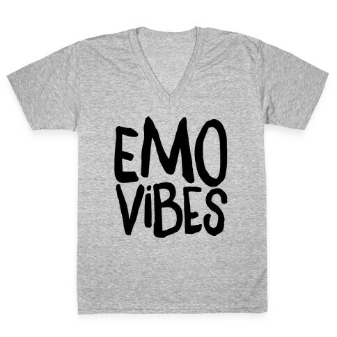 Emo Vibes V-Neck Tee Shirt