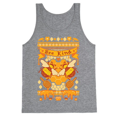 Bee Kind Sweater Pattern Tank Top