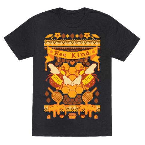 Bee Kind Sweater Pattern T-Shirt