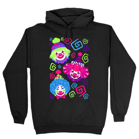 Kawaii Clowns Hooded Sweatshirt