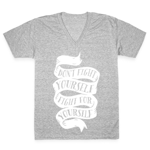 Fight For Yourself V-Neck Tee Shirt