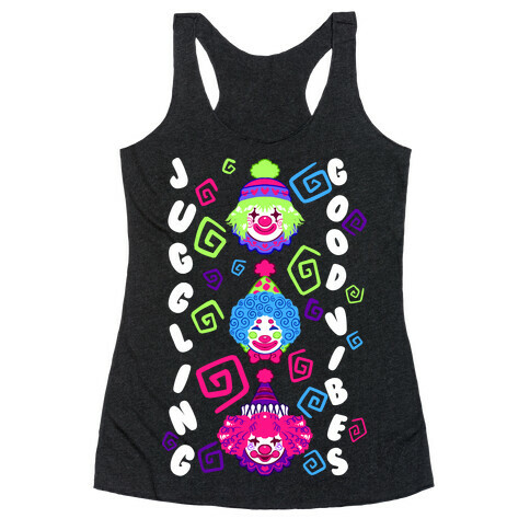 Juggling Good Vibes Racerback Tank Top