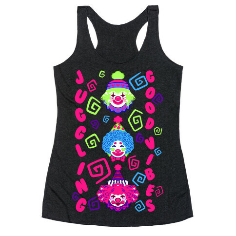 Juggling Good Vibes Racerback Tank Top