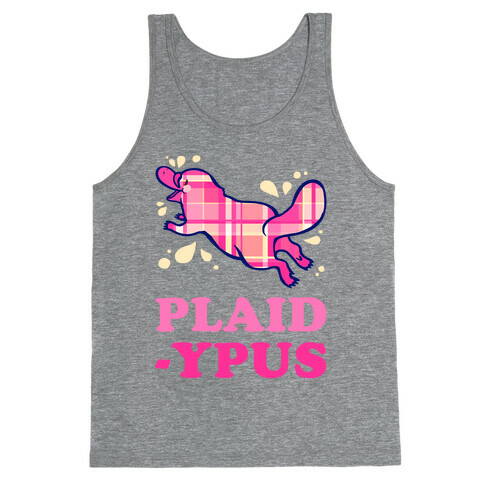 Plaidypus Tank Top