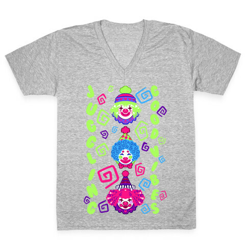 Juggling Good Vibes V-Neck Tee Shirt