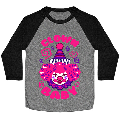 Clown Baby Baseball Tee