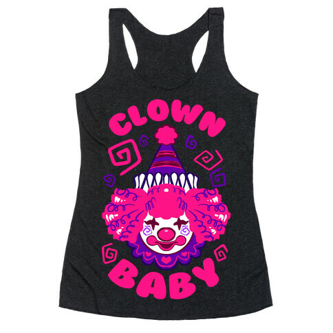 Clown Baby Racerback Tank Top