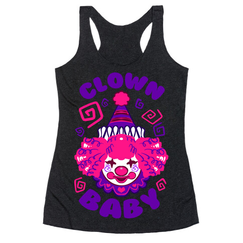 Clown Baby Racerback Tank Top