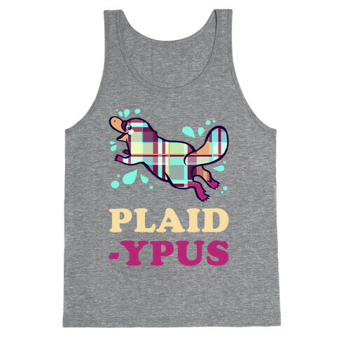 Plaidypus Tank Top