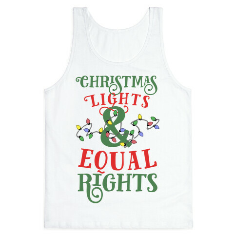 Christmas Lights & Equal Rights Tank Top