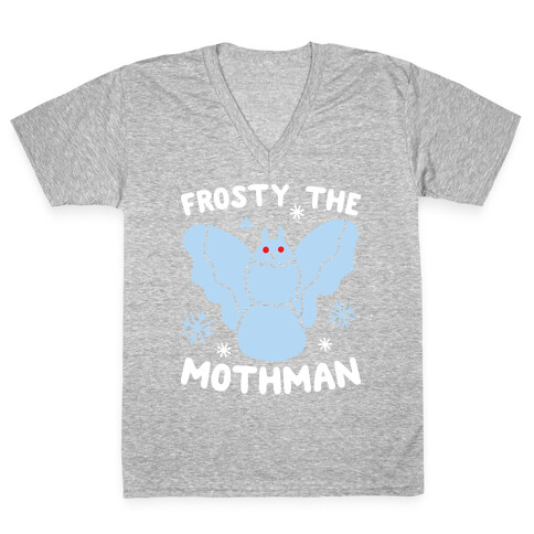 Frosty The Mothman V-Neck Tee Shirt
