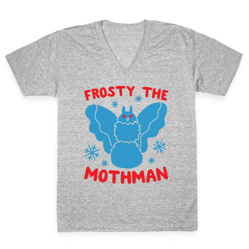 Frosty The Mothman V-Neck Tee Shirt