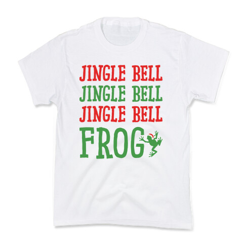Jingle Bell Frog Kids T-Shirt