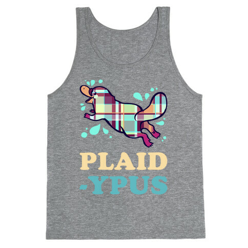 Plaidypus Tank Top