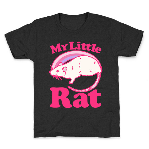 My Little Rat Parody White Print Kids T-Shirt