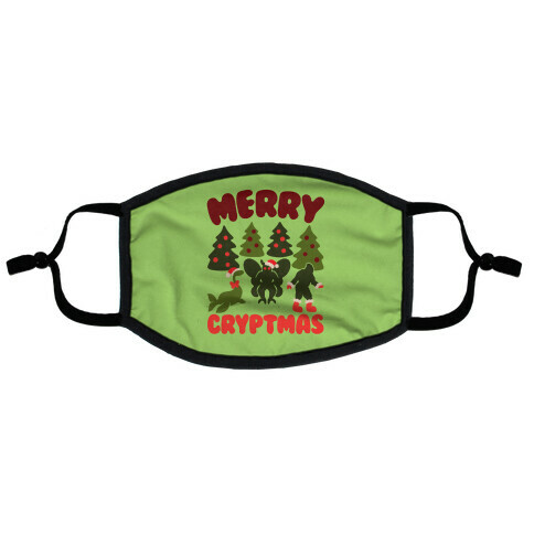 Merry Cryptmas Flat Face Mask