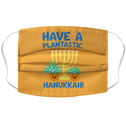 Have A Plantastic Hanukkah Accordion Face Mask