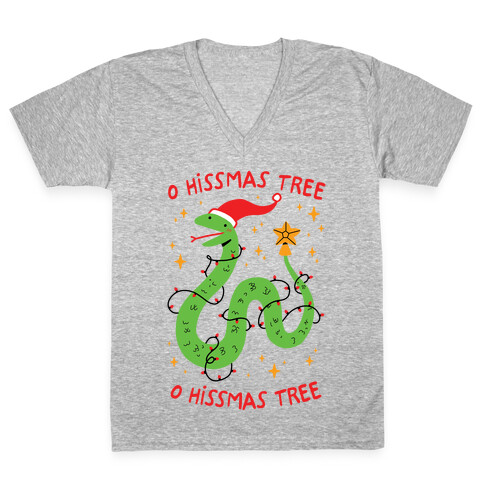 O Hissmas Tree V-Neck Tee Shirt