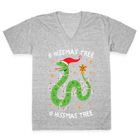 O Hissmas Tree V-Neck Tee Shirt