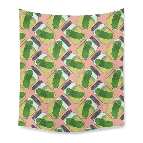 Perfect Pickle Pattern Tapestry