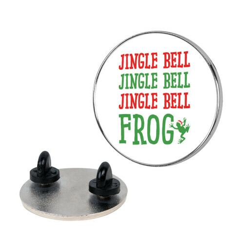 Jingle Bell Frog Pin