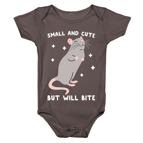 Small And Cute But Will Bite Rat Baby One-Piece