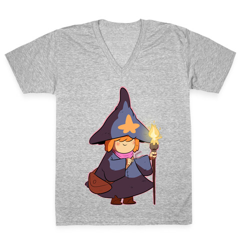 Wizard Girl V-Neck Tee Shirt