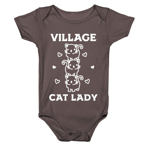 Village Cat Lady Baby One-Piece