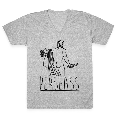 Perseass Parody V-Neck Tee Shirt