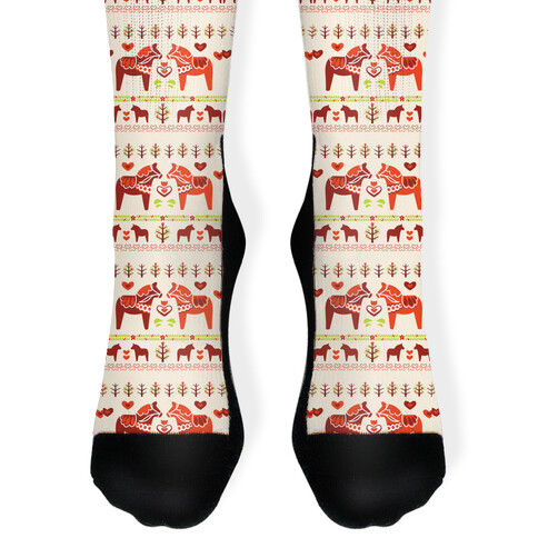 Dala Horse Socks