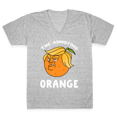 The Annoying Orange V-Neck Tee Shirt