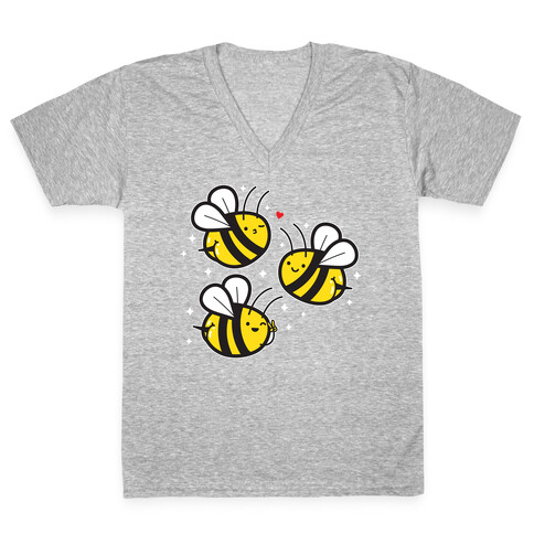 Bee Booties V-Neck Tee Shirt
