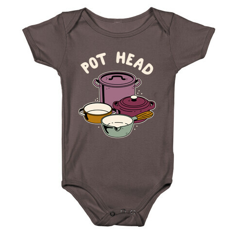 Pot Head Cooking Pots Baby One-Piece