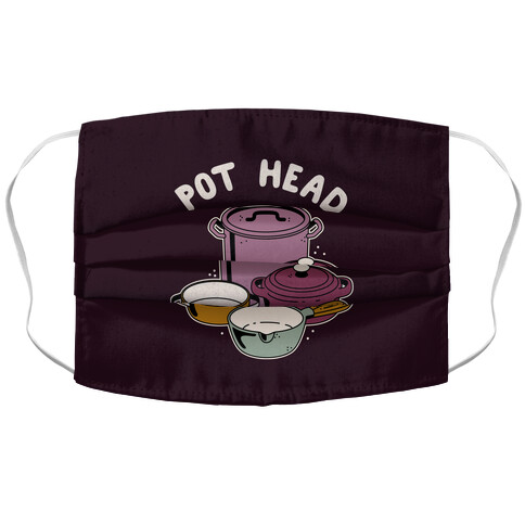 Pot Head Cooking Pots Accordion Face Mask