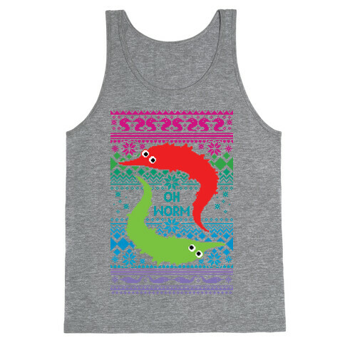 Oh Worm Ugly Sweater Tank Top