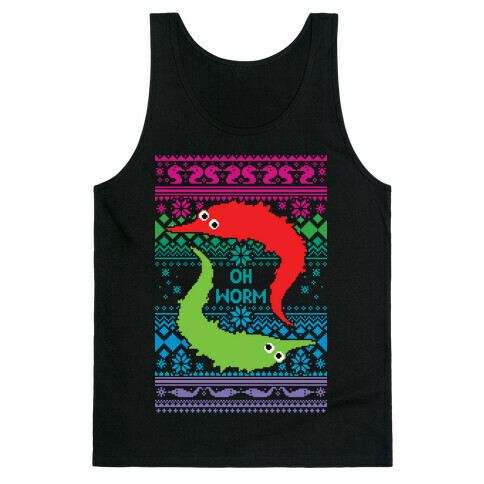 Oh Worm Ugly Sweater Tank Top