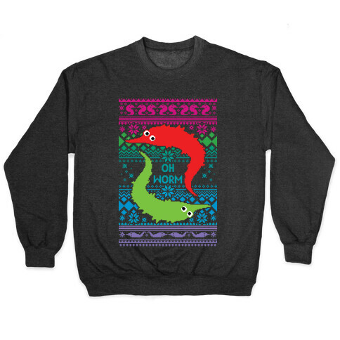 Oh Worm Ugly Sweater Pullover