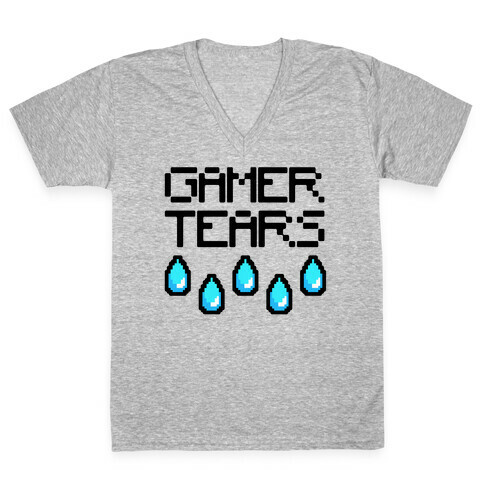 Gamer Tears V-Neck Tee Shirt