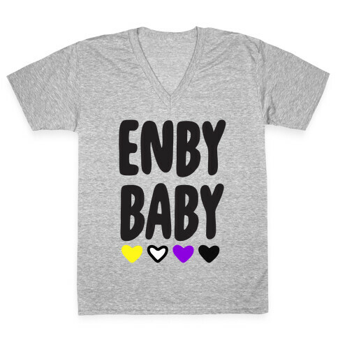 Enby Baby V-Neck Tee Shirt