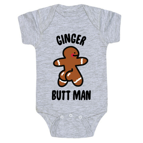 Ginger Butt Man Baby One-Piece